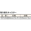 TDT250 ドラム缶運搬車積載250kg TRUSCO 41119321