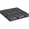 NPC プラスチックパレットSLB1111RR 片面四方差し 黒 日本プラパレット(NPC)