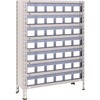 43V808C7 軽量ボルト式棚 樹脂引出付透明 100kgタイプ 高さ1200mm TRUSCO 41122961