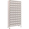 63V812A11 スチール製軽中量ボルトレス棚 スチール引出付 100kgタイプ 高さ1800mm TRUSCO 41122986