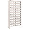 63V812E11 軽量ボルト式棚 プラスチックNG引出付 100kgタイプ 高さ1800mm TRUSCO 41123004