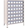 43X808C7 軽量ボルト式棚 樹脂引出付透明 100kgタイプ 高さ1200mm TRUSCO 41123083