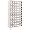 63X812E11 軽量ボルト式棚 プラスチックNG引出付 100kgタイプ 高さ1800mm TRUSCO 41123126