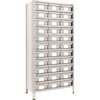 63X812F11 軽量ボルト式棚 プラスチックNG引出付 100kgタイプ 高さ1800mm TRUSCO 41123135