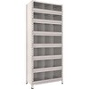 73X58 スチール製軽量ボルト式棚 前あたり・縦仕切付 100kgタイプ 高さ2100mm TRUSCO 41124194