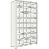 73V39 スチール製軽量ボルト式棚 縦仕切付 100kgタイプ 高さ2100mm TRUSCO 41124325