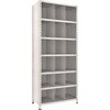 73X37 スチール製軽量ボルト式棚 縦仕切付 100kgタイプ 高さ2100mm TRUSCO 41124422