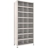 73X39 スチール製軽量ボルト式棚 縦仕切付 100kgタイプ 高さ2100mm TRUSCO 41124447