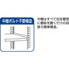 TLA44L15 TLA型ボルトレス軽中量棚 開放型 高さ1200mm 単体型 TRUSCO 41128805