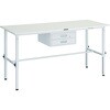 RAEM1809F2W 軽量高さ調節式作業台RAEM型(2段引出し付) TRUSCO 41163473