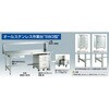 SW30960CD100 オールステンレス作業台100Φ導電SUS金具車輪付 TRUSCO 41176974