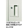 SHG6A 学校ロッカー6人用900×415×880シリンダー錠 TRUSCO 41186957