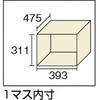 SVG10A ロッカー10人用900×515×1790シリンダー錠 TRUSCO 41186756