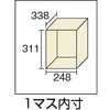 SVG15K ロッカー15人用900×380×1790テブラキー錠付 TRUSCO 41186817