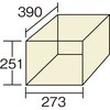 KH15NG 学校タイプ収納家具15人用1790×400×880 TRUSCO 41186914