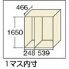 DNL603W 多人数用ロッカー880×515×1790 TRUSCO 41186975