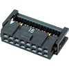 基板対電線接続用コネクタ 2.54mmピッチ PSシリーズ MILタイプ 圧接式ソケット 1.27mmピッチフラットリボンケーブル接続用 デージーチェーンタイプ JAE(日本航空電子工業)