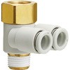 KQ2ZF12-04AS ブランチユニバーサルメスエルボ KQ2ZF (シール剤付) ミリサイズ SMC 41399337