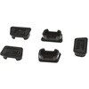 RS Pro D-subコネクタダストキャップ 黒 9極 RS PRO