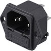 RS Pro IECプラグ オス ねじ取り付け 10A 5 x 20mm RS PRO