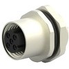 TE Connectivity 丸型コネクタ M12シリーズ， 接触コンタクト：メス， 4極 オス TE Connectivity Japan(旧:TYCOELECTRONICS(タイコエレクトロニクス))