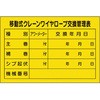 移動式クレーンワイヤロープ交換管理表 ユニット