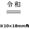 XH-1018-T 令和 角型印1018号元号訂正用Xスタンパー(訂正用二重線付き元号) シヤチハタ 41520308