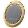 スマートフォン(汎用) スマートフォンリング 「Grip Ring SLIM」 ゴールド スタンド機能 LEPLUS