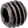5×4 六角穴付止めねじ くぼみ先 (SCM440/三価ブラック)(パック品) 大阪魂 41539294