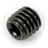 6×6 六角穴付止めねじ くぼみ先 (SCM440/亜鉛黒)(パック品) 大阪魂 41544483