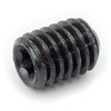 6×8 六角穴付止めねじ くぼみ先 (SCM440/亜鉛黒)(パック品) 大阪魂 41544492