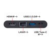 USB-3TCH16BK USB Type-C�h�b�L���O�n�u �T�����T�v���C 41544914