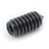 2×4 六角穴付止めねじ とがり先 (鉄/三価ブラック)(パック品) 大阪魂 41545935