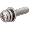 2×8 (+)ナベP=4(SW+JIS小形W組込) (ステンレス)(パック品) 大阪魂 29022833