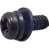 2×5 (+)ナベP=4(SW+JIS小形W組込) (ステンレス/ブラック)(パック品) 大阪魂 41704686