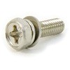 3×10 (+)六角アプセットP=4(SW+JIS小形W組込) (ステンレス)(パック品) 大阪魂 41708922