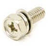 4×10 (+)六角アプセットP=4(SW+JIS小形W組込) (ステンレス)(パック品) 大阪魂 41708956