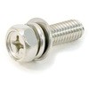 5×15 (+)六角アプセットP=4(SW+JIS小形W組込) (ステンレス)(パック品) 大阪魂 41709035