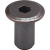 6×17 ジョイントコネクター飾りナット 六角穴 (鉄/茶ブロンズ)(パック品) 大阪魂 41737911