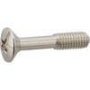 5×25 (+)丸皿小ねじ(脱落防止ビス) (黄銅/ニッケル)(パック品) 大阪魂 41743895