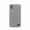 iPhone XS/iPhone X シェル型ケース/メタルソフトPU/Glacier Luxe Kanvas/Pewter(Beige) uniq(ユニーク)