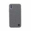 iPhone XS/iPhone X シェル型ケース/メタルソフトPU/Glacier Luxe Kanvas/Slate(Grey) uniq(ユニーク)