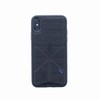 iPhone XS/iPhone X シェル型ケース/2WAYスタンド/Trasnforma Ligne/Raven(Black) スタンド機能 uniq(ユニーク)