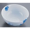 染付かぶら絵 丸飯碗 丸モ高木陶器