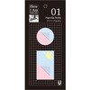 クリップふせん 四角&円形デザインセット ＜Here I Am Sticky series＞ ロジック