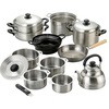 匠弥 パスタポット&二段蒸し器&木柄フライパン&段付天ぷら鍋&着脱式鍋4点&兼用蓋&ハンドル&クラシカルケトル9点セット 和平フレイズ