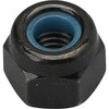 M3 5.5×4.3 ナイロンナット 1種(鉄/亜鉛黒)(パック品) 巴工業 42105612