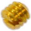 2.0×2.0 ECO-BS すり割り付き(-)止めねじ 平先(黄銅(低カドミ材)/生地)(パック品) 大阪魂 42185114