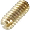 2.0×5.0 ECO-BS すり割り付き(-)止めねじ 平先(黄銅(低カドミ材)/生地)(パック品) 大阪魂 42185141