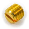 4×4.0 ECO-BS すり割り付き(-)止めねじ 平先(黄銅(低カドミ材)/生地)(パック品) 大阪魂 42185227
